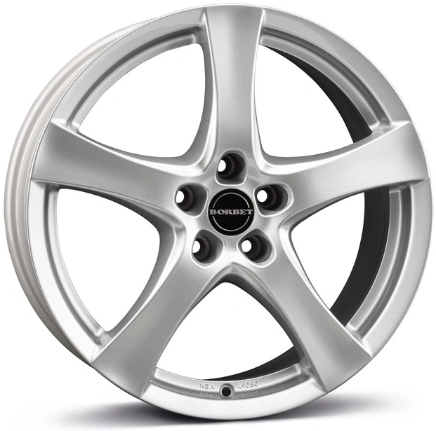 Borbet F 6Jx16 5x112 ET48 DIA66.6 Brilliant Silver