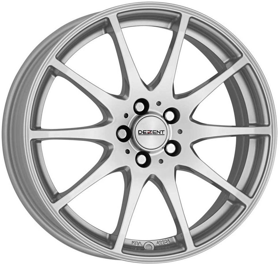 DEZENT TI 6Jx15 4x100 ET38 DIA60.1 silver