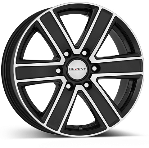 DEZENT TJ 8Jx18 6x139.7 ET35 DIA67.1 black polished