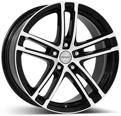 DEZENT TZ-c 7.5Jx18 5x112 ET25 DIA66.6 black polished