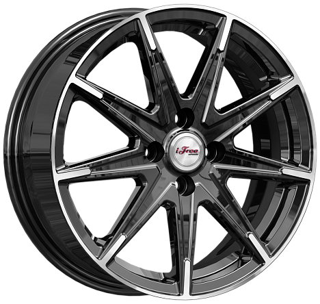 iFree Хит 6Jx16 4x100 ET45 DIA60.1 Блэк Джек