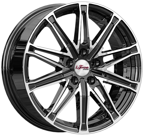 iFree Виар 6.5Jx17 5x108 ET43 DIA65.1 Блэк джек