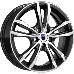КиК Brent 6Jx16 4x100 ET41 DIA60.1 алмаз черный