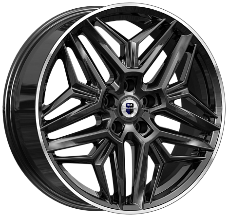 КиК Колумб 7Jx19 5x114.3 ET40 DIA64.1 Алмаз черный