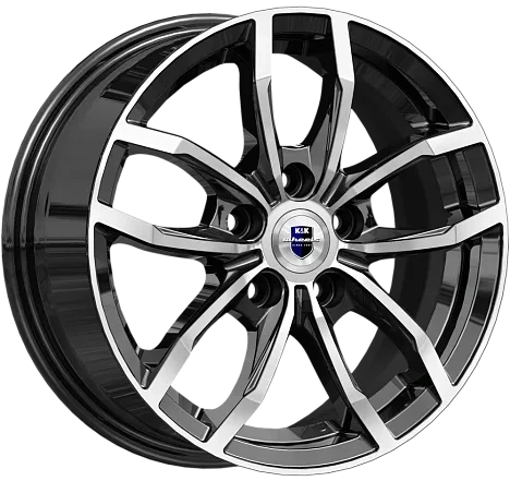 КиК Фрост 6.5Jx15 5x112 ET43 DIA57.1 Алмаз черный