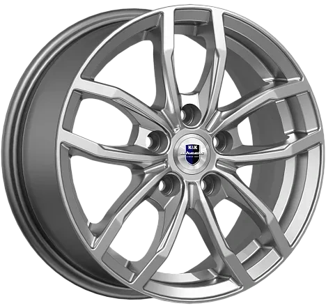 КиК Фрост 6.5Jx15 5x112 ET43 DIA57.1 Дарк платинум