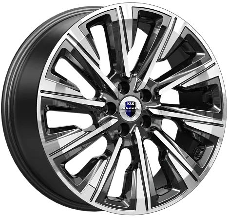 КиК Галего 7.5Jx19 5x108 ET46 DIA65.1 Алмаз черный