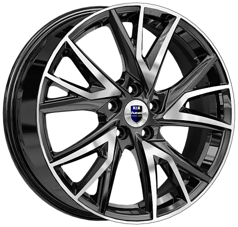 КиК Кайлас 6.5Jx18 5x114.3 ET37 DIA66.6 Алмаз черный