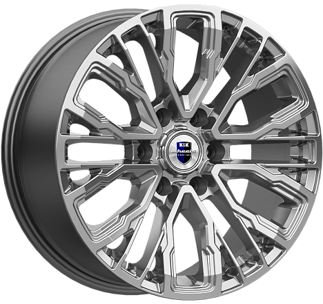 КиК Кортес 8.5Jx19 6x139.7 ET25 DIA106.1 Дарк платинум