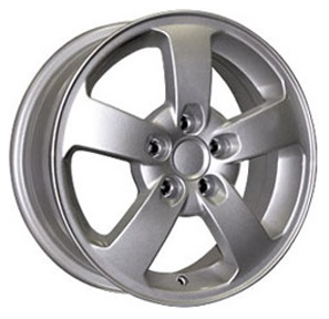КиК Skoda Fabia КС196 6Jx15 5x100 ET43 DIA57.1 Сильвер