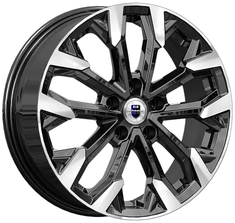 КиК Морейн 6.5Jx17 5x108 ET43 DIA65.1 Алмаз черный