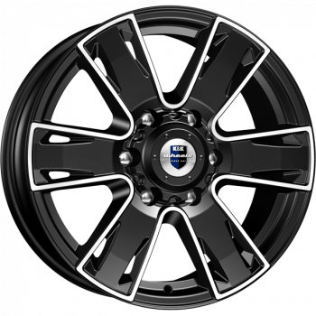 КиК Севенна 7Jx17 6x139.7 ET38 DIA100.1 Алмаз черный