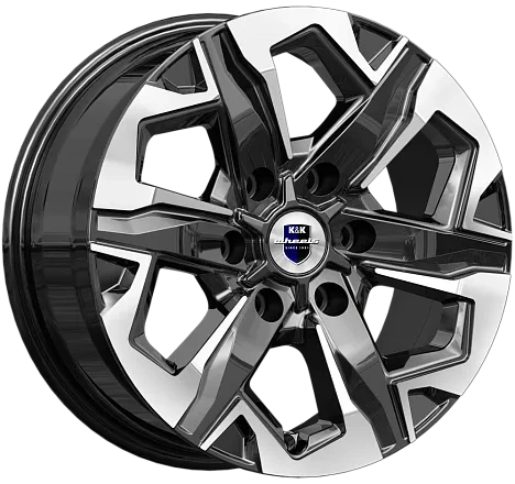 КиК Тейт 7.5Jx17 6x139.7 ET42 DIA75.1 Алмаз черный