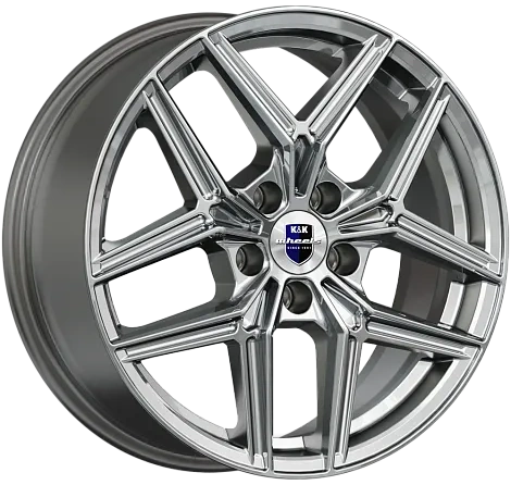 КиК Юнион 7Jx17 5x112 ET45 DIA66.6 Дарк платинум