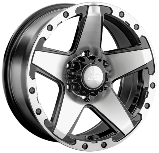 LS Wheels LS 1284 8Jx17 6x139.7 ET25 DIA106.1 BKF
