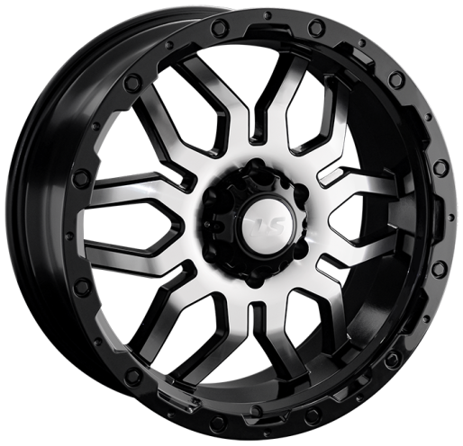 LS Wheels LS 1285 7Jx16 5x139.7 ET5 DIA108.1 BKF