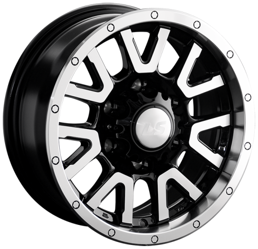 LS Wheels LS 1288 7Jx15 6x139.7 ET10 DIA106.1 BKF