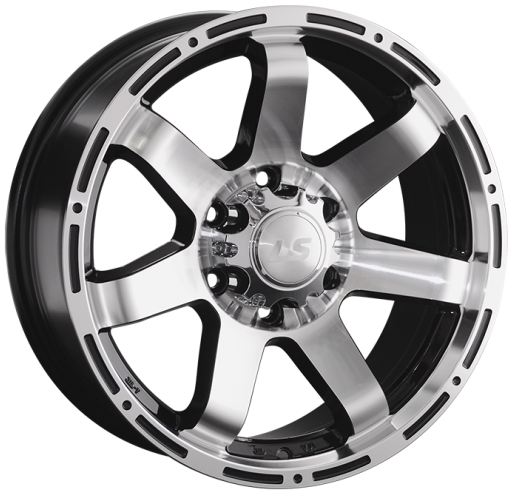 LS Wheels LS 1289 7.5Jx17 6x139.7 ET25 DIA106.1 BKF