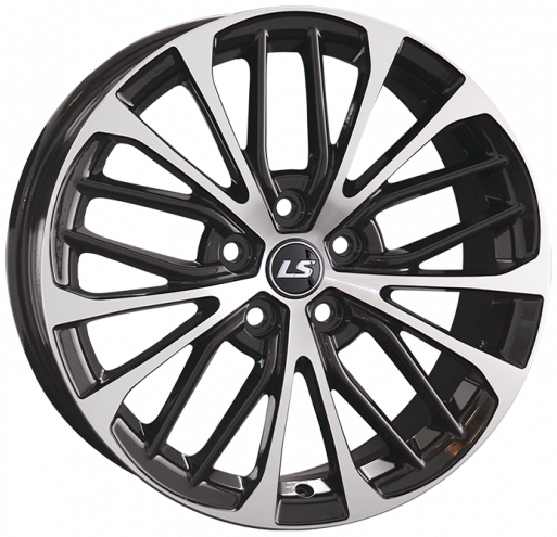 LS Wheels LS 1306 8Jx18 5x114.3 ET50 DIA60.1 BKF