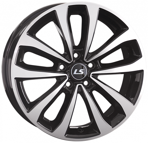 LS Wheels LS 1314 6.5Jx16 5x100 ET43 DIA57.1 BKF