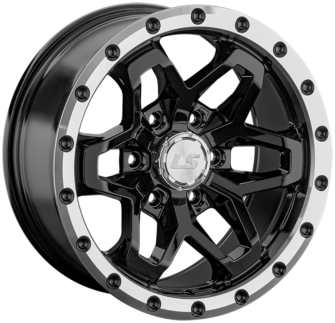 LS Wheels LS 1350 9Jx17 6x139.7 ET15 DIA106.1 BKL