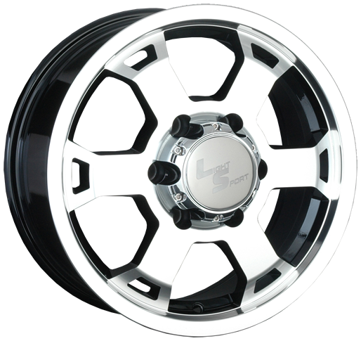 LS Wheels LS 326 7Jx16 6x139.7 ET38 DIA67.1 BKF