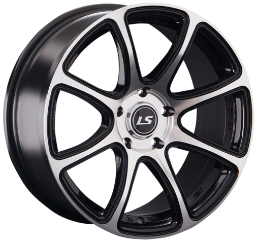 LS Wheels LS 327 7.5Jx17 5x114.3 ET40 DIA73.1 BKF