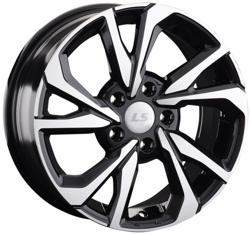 LS Wheels LS 920 7.5Jx17 5x114.3 ET45 DIA73.1 BKF