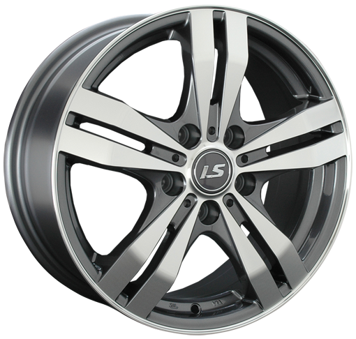 LS Wheels LS 142 6.5Jx15 5x114.3 ET40 DIA73.1 GMF