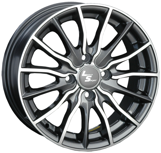 LS Wheels LS 277 6Jx14 5x100 ET35 DIA57.1 GMF