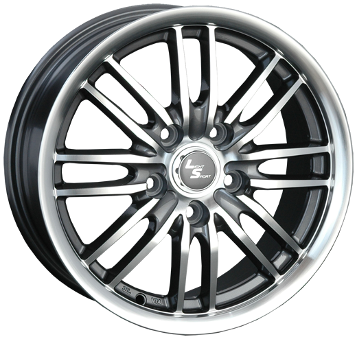 LS Wheels LS 278 6Jx14 5x100 ET35 DIA57.1 GMF