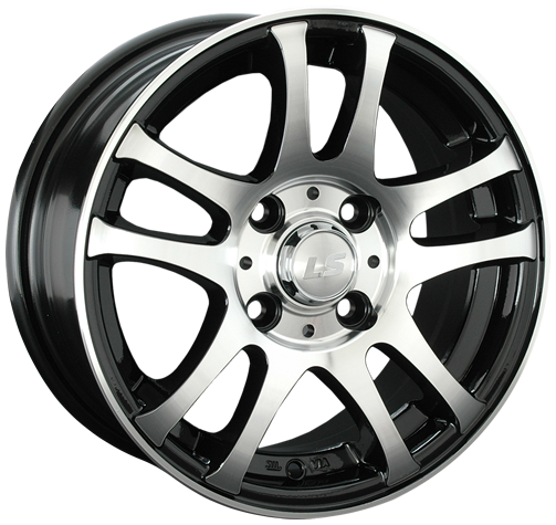 LS Wheels LS 283 6Jx14 4x98 ET35 DIA58.6 BKF
