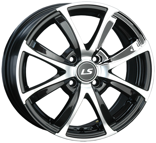 LS Wheels LS 313 6Jx15 4x100 ET48 DIA54.1 BKF