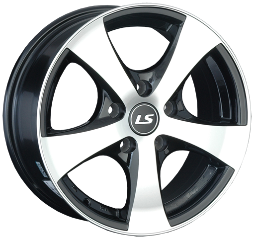 LS Wheels LS 324 6Jx14 4x100 ET40 DIA73.1 BKF