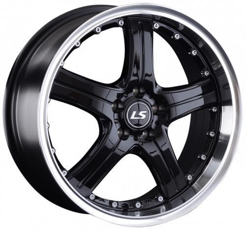 LS Wheels LS 322 6.5Jx15 5x100 ET40 DIA73.1 BKL
