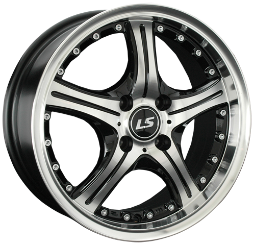 LS Wheels LS 322 6.5Jx15 4x100 ET40 DIA73.1 BKF