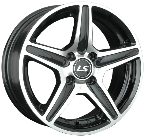 LS Wheels LS 345 6Jx14 4x98 ET35 DIA58.6 BKF