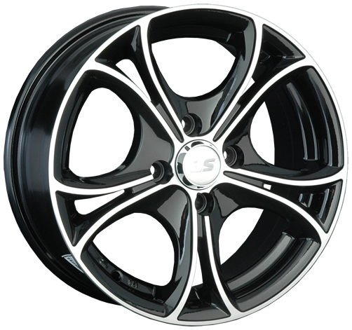 LS Wheels LS 393 7.5Jx17 5x114.3 ET45 DIA73.1 BKF