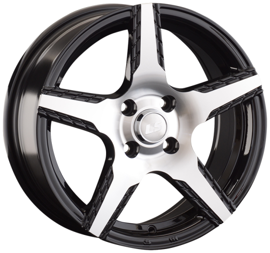 LS Wheels LS 888 7.5Jx17 5x114.3 ET35 DIA73.1 BKF