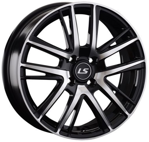 LS Wheels LS 917 6Jx16 4x100 ET52 DIA54.1 BKF