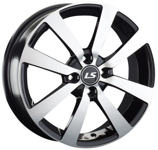 LS Wheels LS 948 6Jx16 4x100 ET52 DIA54.1 BKF