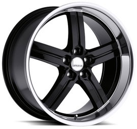Lumarai Morro 8Jx17 5x114.3 ET37 DIA60.1 Gloss Black Mirror Lip