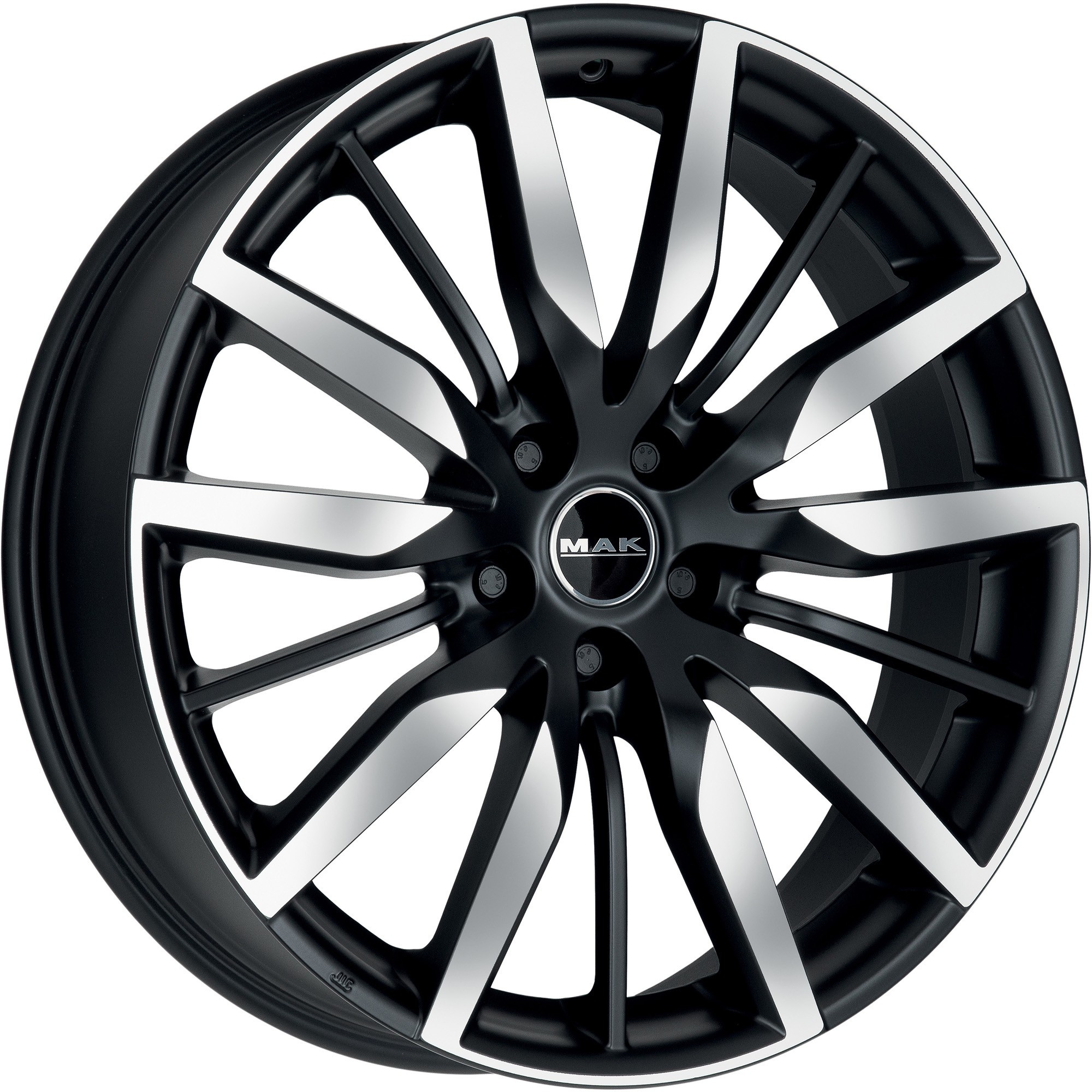 Mak Barbury 8Jx19 5x114.3 ET50 DIA76 Ice Black