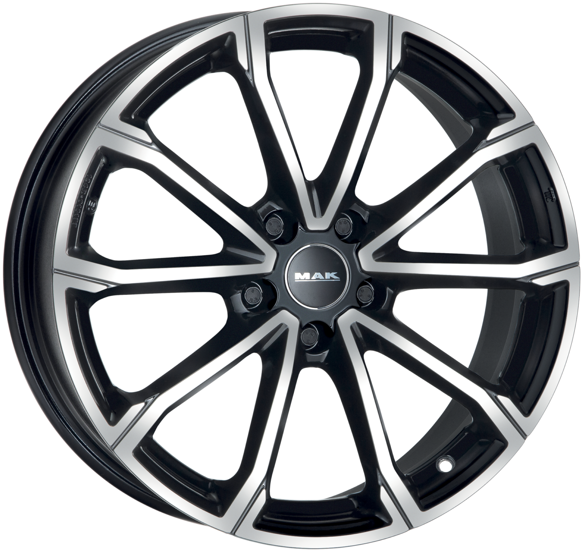 Mak Davinci 6.5Jx16 5x114 ET50 DIA66.1 Black Mirror