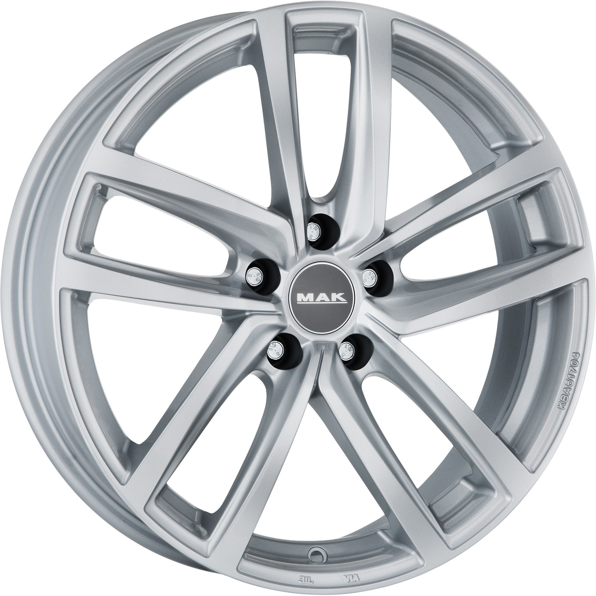 Mak Dresden 8Jx19 5x112 ET43 DIA57.1 Silver