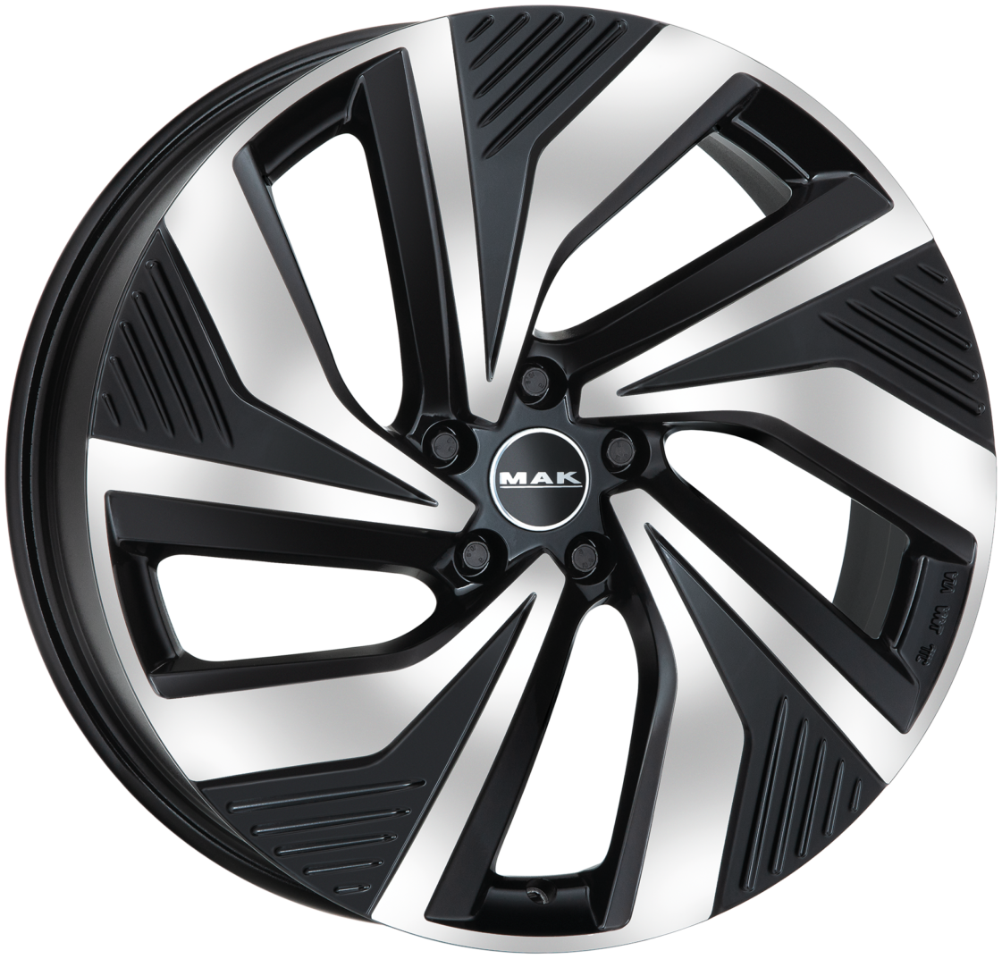 Mak Electra 7.5Jx19 5x112 ET50 DIA57.1 Black Mirror