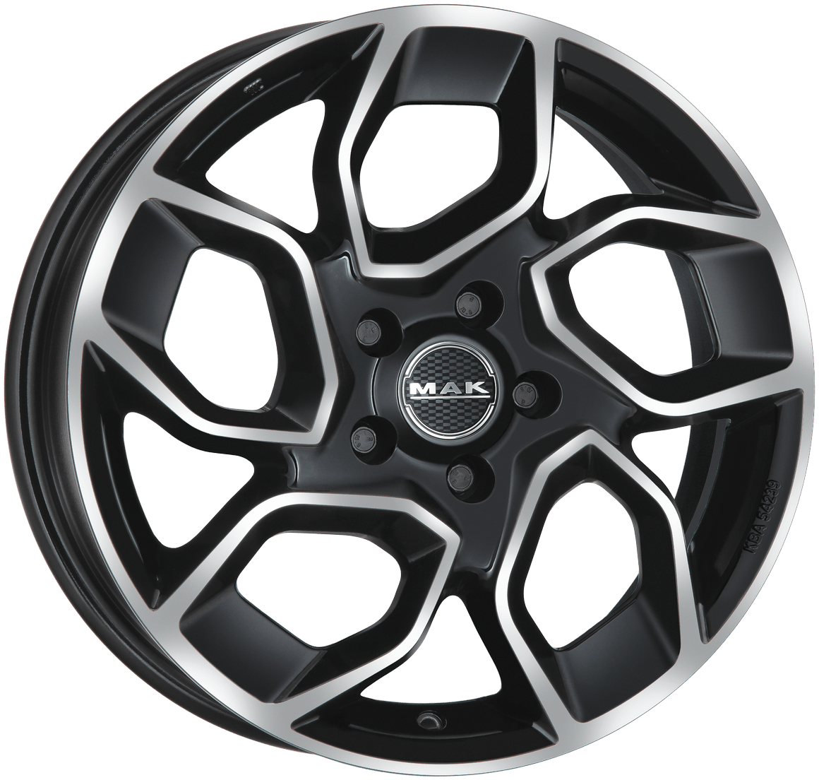 Mak Express 7Jx17 5x120 ET51 DIA65.1 Black Mirror