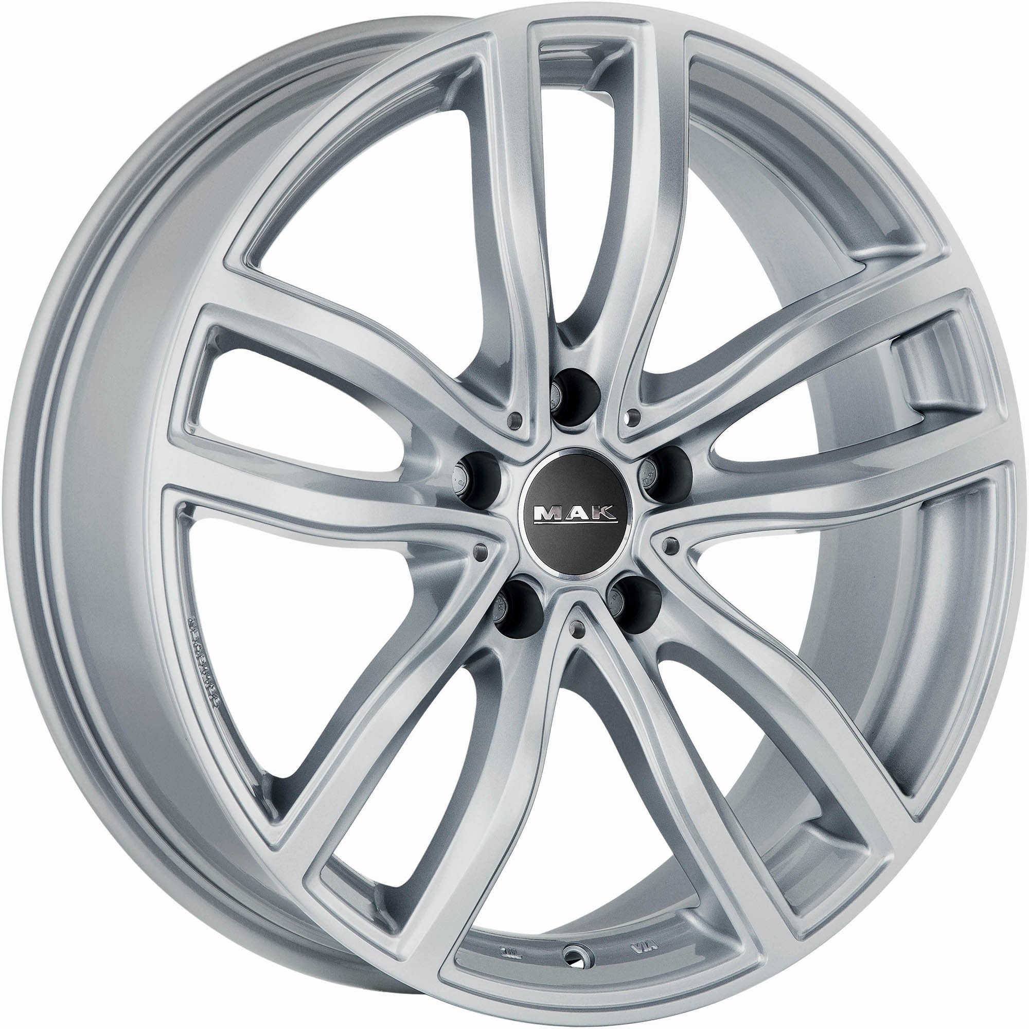 Mak Fahr 7.5Jx17 5x120 ET52 DIA72.6 Silver