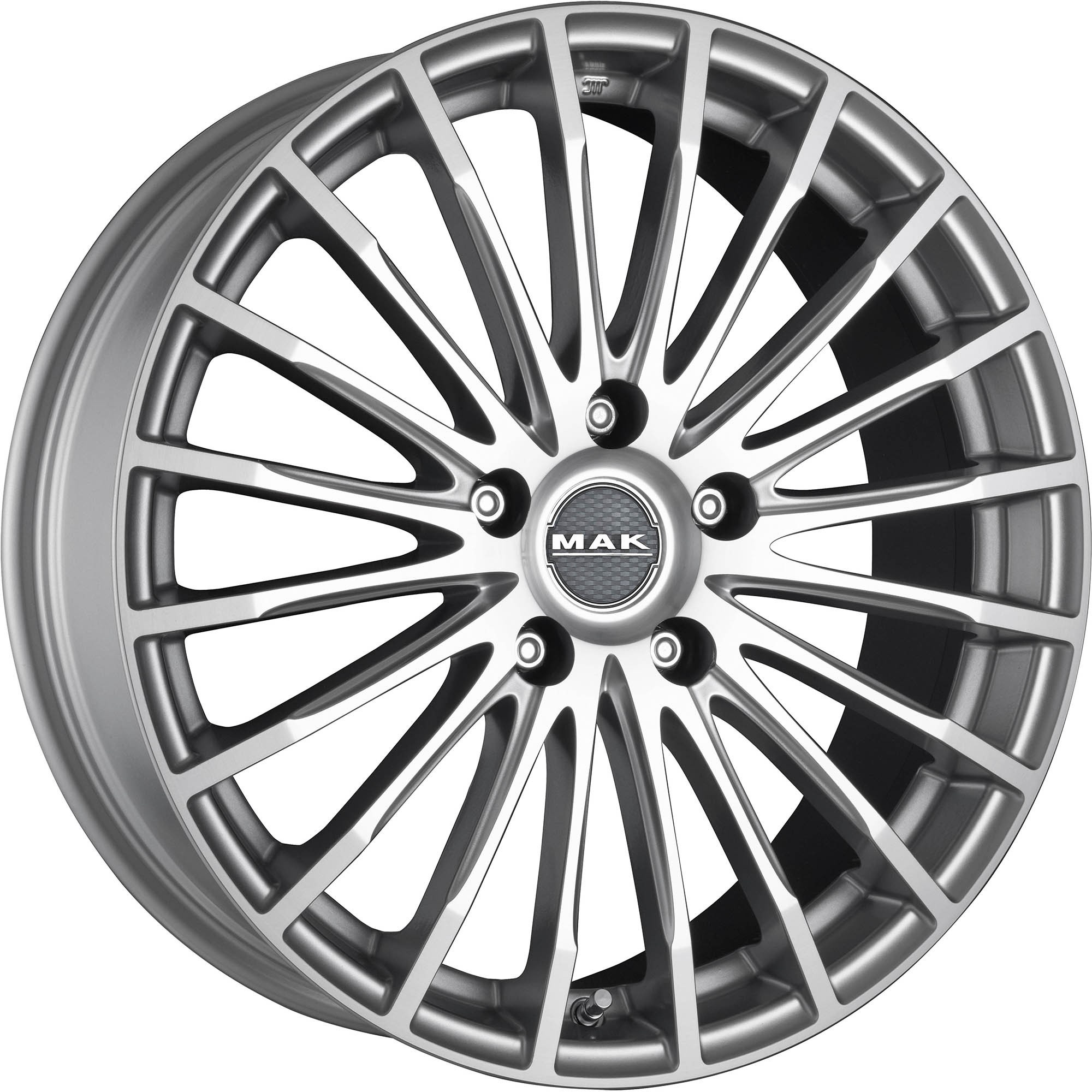 Mak Fatale 7.5Jx17 5x120 ET40 DIA72.6 Silver