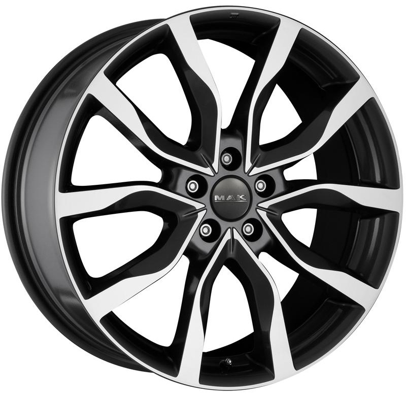Mak Koln 9.5Jx21 5x130 ET52 DIA71.6 Gun Metallic Mirror Face
